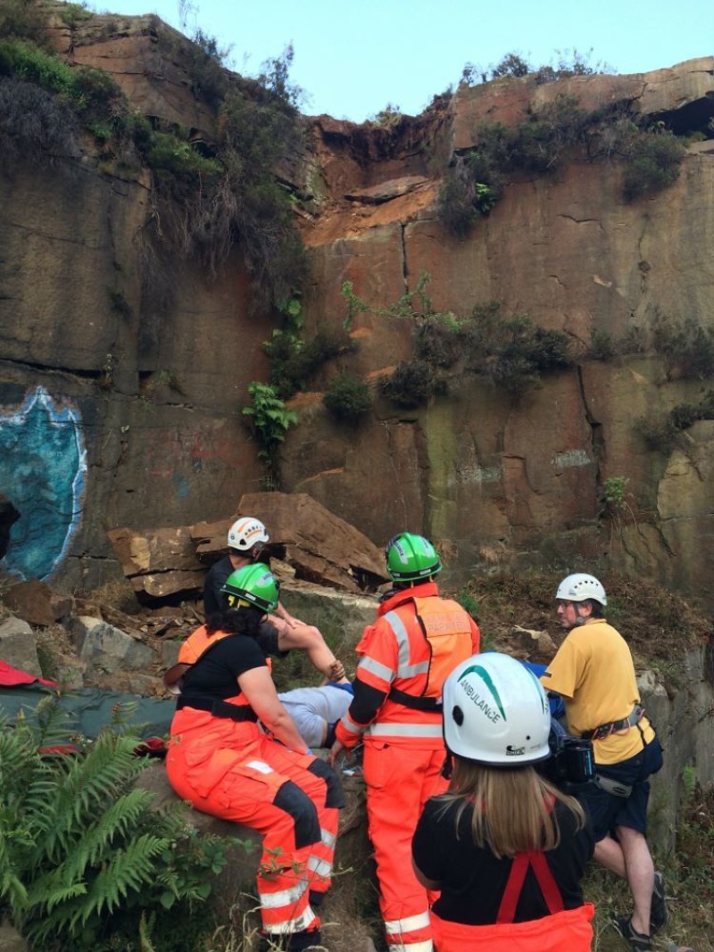 Other image for Dramatic quarry rescue